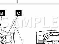 Body Component Locations Diagram for 2004 Mitsubishi Endeavor  3.8 V6 GAS