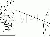 Underhood Component Locations Diagram for 2004 Mitsubishi Endeavor  3.8 V6 GAS