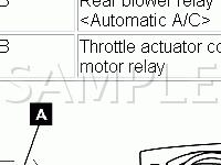 2004 Mitsubishi Endeavor Parts Location Pictures (Covering Entire