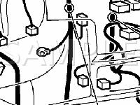 Instrument Panel Component Locations Diagram for 2004 Mitsubishi Endeavor  3.8 V6 GAS