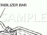 Suspension Components Diagram for 2004 Mitsubishi Lancer  2.0 L4 GAS