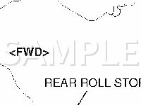 Underhood Component Locations Diagram for 2004 Mitsubishi Outlander  2.4 L4 GAS