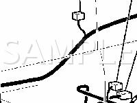 Floor And Roof Component Locations Diagram for 2004 Mitsubishi Outlander  2.4 L4 GAS