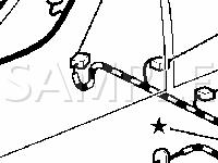 Floor And Roof Connectors Diagram for 2005 Mitsubishi Lancer Ralliart 2.4 L4 GAS