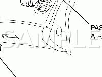 Safety Restraint System Diagram for 2006 Mitsubishi Eclipse GS 2.4 L4 GAS