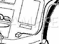 Instrument Panel Component Locations Diagram for 2006 Mitsubishi Montero Limited 3.8 V6 GAS