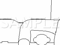 Engine Compartment Component Locations Diagram for 2006 Mitsubishi Outlander SE 2.4 L4 GAS