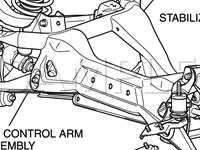 Underbody Components Diagram for 2007 Mitsubishi Eclipse GT 3.8 V6 GAS