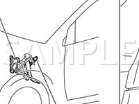 Front Body Components Diagram for 2007 Mitsubishi Galant Ralliart 3.8 V6 GAS