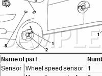 Underbody Components Diagram for 2007 Mitsubishi Outlander XLS 3.0 V6 GAS