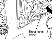 Door Components Diagram for 2007 Mitsubishi Outlander XLS 3.0 V6 GAS