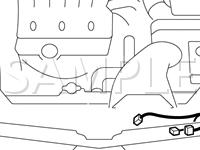 Engine Compartment Grounds and Connectors Diagram for 2008 Mitsubishi Eclipse SE 2.4 L4 GAS