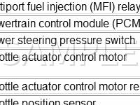 Body Components Diagram for 2008 Mitsubishi Eclipse SE 2.4 L4 GAS