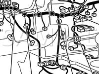 Instrument Panel Harness Diagram for 2008 Mitsubishi Endeavor LS 3.8 V6 GAS