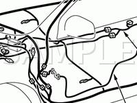 Body Components Diagram for 2008 Mitsubishi Lancer GTS 2.0 L4 GAS
