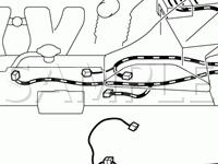 Engine Compartment Components Diagram for 2008 Mitsubishi Lancer GTS 2.0 L4 GAS