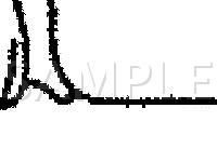 Engine & Transaxle Connector Locations  Diagram for 1990 Mitsubishi Eclipse GS 1.8 L4 GAS