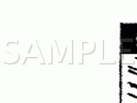 Automatic Seat Belt Component Locations  Diagram for 1990 Mitsubishi Eclipse GS 2.0 L4 GAS