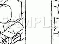 MPI Component Locations   Diagram for 1990 Mitsubishi Mighty MAX  2.4 L4 GAS