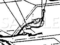 Cab Connector Locations  Diagram for 1989 Mitsubishi Mighty MAX  2.0 L4 GAS