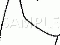 ECU Wiring Harness Connector Locations  Diagram for 1990 Mitsubishi Precis RS 1.5 L4 GAS