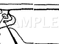 Dash Panel Connector Locations Diagram for 1989 Mitsubishi Sigma  3.0 V6 GAS
