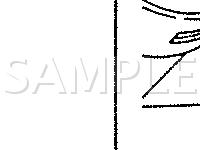Fusible Link & Fuse Locations Diagram for 1989 Mitsubishi Starion  2.6 L4 GAS