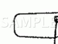 Door Harness Connectors Diagram for 1995 Mitsubishi Mirage S 1.5 L4 GAS