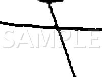 Trunk Wiring Harness Connector Locations Diagram for 1999 Mitsubishi Galant  2.4 L4 GAS