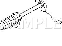 Front Axle Diagram for 2001 Mazda MPV  2.5 V6 GAS