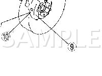 Brake System Components Diagram for 2001 Mazda Protege  2.0 L4 GAS