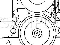 Engine Lubrication System Components Diagram for 2002 Mazda Miata  1.8 L4 GAS
