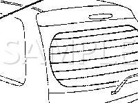 Rear Window Defroster Components Diagram for 2003 Mazda MPV  3.0 V6 GAS