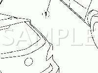 Antenna Feeder Diagram for 2005 Mazda 3 SP23 2.3 L4 GAS