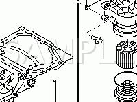 Lubrication System Components Diagram for 2006 Mazda 3 I 2.0 L4 GAS