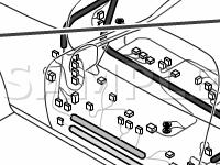 Passenger Door Components Diagram for 2007 Mazda 5 Sport 2.3 L4 GAS