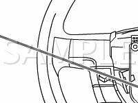 Steering Wheel Components Diagram for 2007 Mazda B3000 DS 3.0 V6 GAS