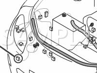 Front Body Components Diagram for 2008 Mazda 5 Sport 2.3 L4 GAS