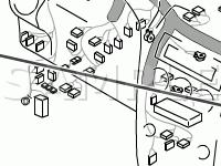 Instrument Panel Components Diagram for 2008 Mazda 6 I 2.3 L4 GAS