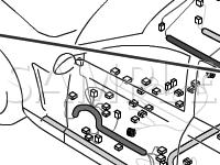 Underbody Components Diagram for 2008 Mazda RX-8 Touring 1.3 R2 GAS