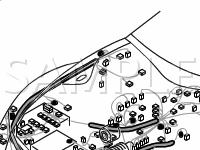 Engine Compartment Ground Diagram for 2008 Mazda RX-8 Sport 1.3 R2 GAS