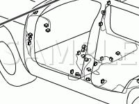 Front Body Components Diagram for 2008 Mazda Tribute I 2.3 L4 GAS