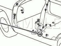 Body Components Diagram for 2008 Mazda Tribute Hybrid 2.3 L4 ELECTRIC/GAS