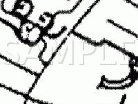Manual Transaxle Electrical Component Locations Diagram for 1991 Mazda 626 DX 2.2 L4 GAS