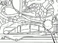 Engine Compartment Diagram for 2001 Nissan Pathfinder  3.5 V6 GAS