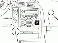 Passenger Compartment Diagram for 2001 Nissan Quest  3.3 V6 GAS