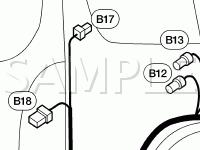 Body Harness Diagram for 2001 Nissan Quest  3.3 V6 GAS