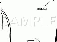 Key Interlock Cable Components Diagram for 2001 Nissan Sentra  2.0 L4 GAS