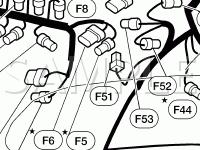 Engine Control Harness Diagram for 2001 Nissan Sentra  2.0 L4 GAS