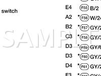 Engine Control Harness Diagram for 2001 Nissan Sentra  2.0 L4 GAS